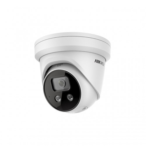  Hikvision dome DS-2CD2346G2-ISU/SL F6 (balta, 4 MP, 30 m. IR; 30 m. LED, AcuSense)