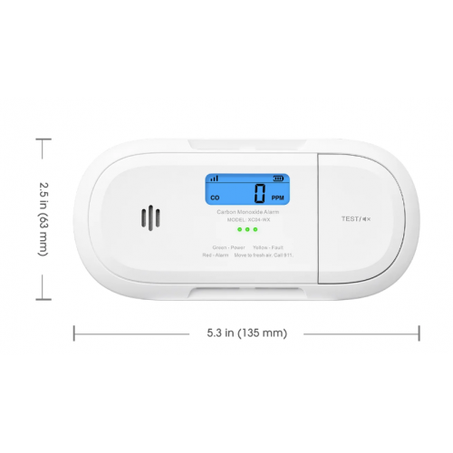 Anglies monoksido CO smalkių jutiklis X-Sense XC04-WX Wi-Fi , autonominis